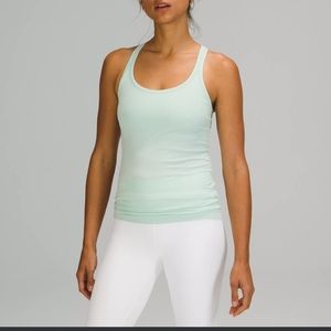 Lululemon ebb to street tank in mint